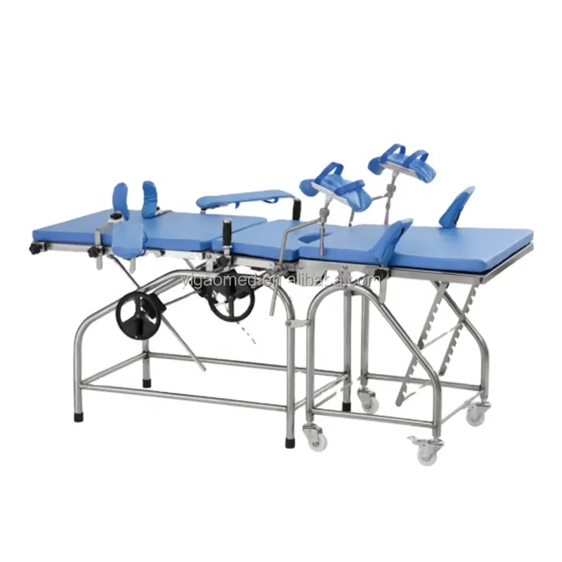 Multi Function Medical Competirive Good Price Portable Ordinary Manual Delivery Examination Bed