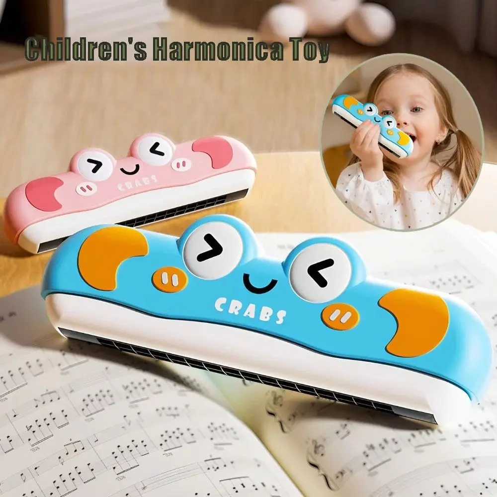 Armónica Portátil Creativa para Niños, Juguete de Doble Fila con 16 Orificios, Instrumento Musical para Principiantes, Órgano para Niños y Niñas