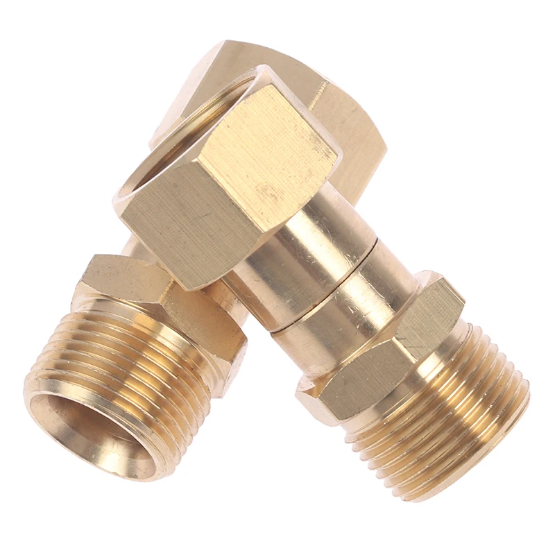 High Pressure Washer Swivel Joint Connector Hose Fitting M22 14/15mm Thread Fitting 360 Degree Rotation Hose Sprayer Connector