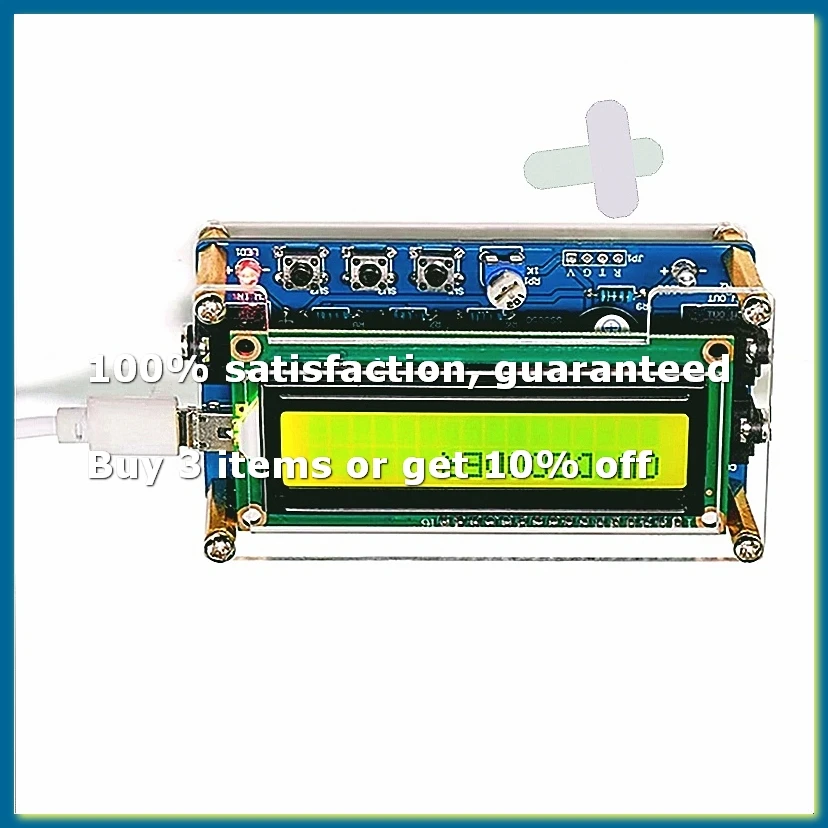Upgraded CW Morse Code Decoder Finished+Case with Digital LCD CW Trainer Morse Code Decoder Kit-WDL