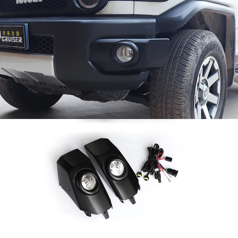 

Противотуманная фара переднего бампера в сборе для Toyota Fj Cruiser, Модифицированная противотуманная фара Fj Cruiser с угловыми модифицированными аксессуарами