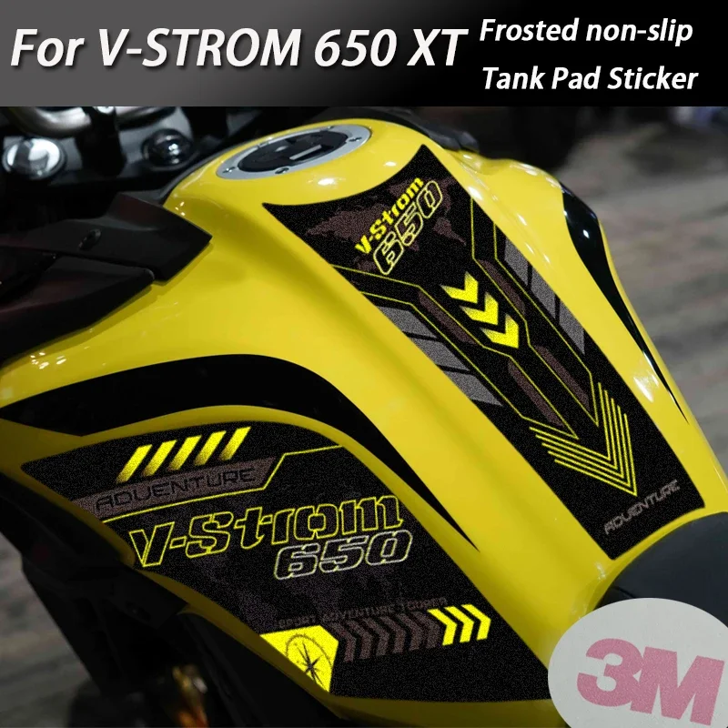 3M motorcycle tank pad sticker fuel gas cover protection frosted non-slip decal for Suzuki vstrom dl650 DL V-Strom 650 XT