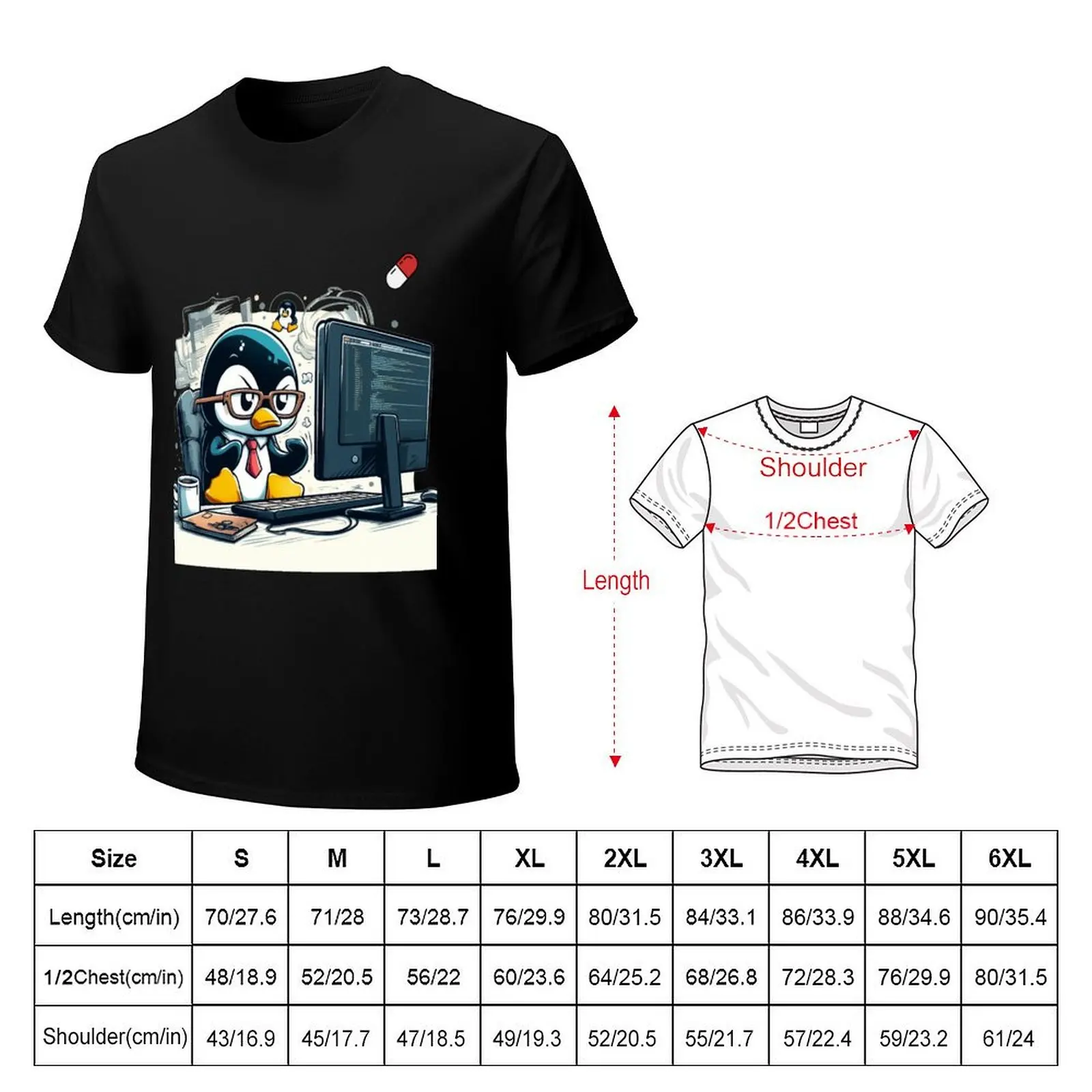 Tux furious T-Shirt Cool Dry Performance T-Shirt