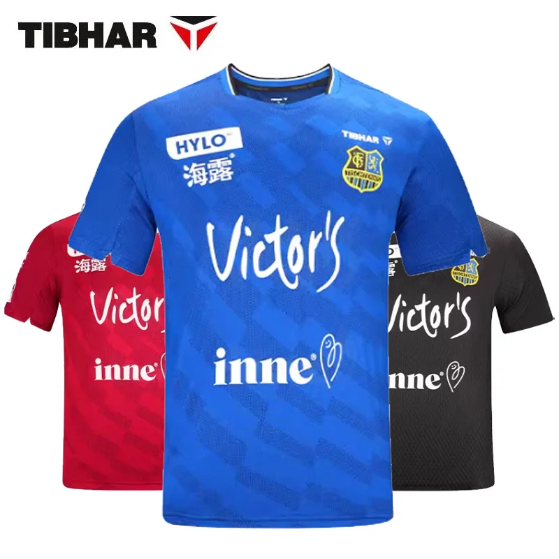

TIBHAR FC Saarbrücken Table Tennis Jersey - Pro Moisture-Wicking Slim Fit Shirt, Fan Zhen Dong & Bundesliga Edition