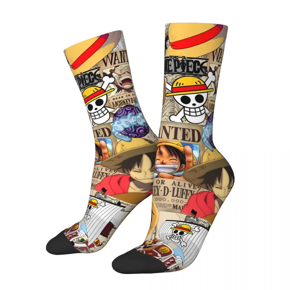 WANTED Socks Printed Men's Stockings Polyester