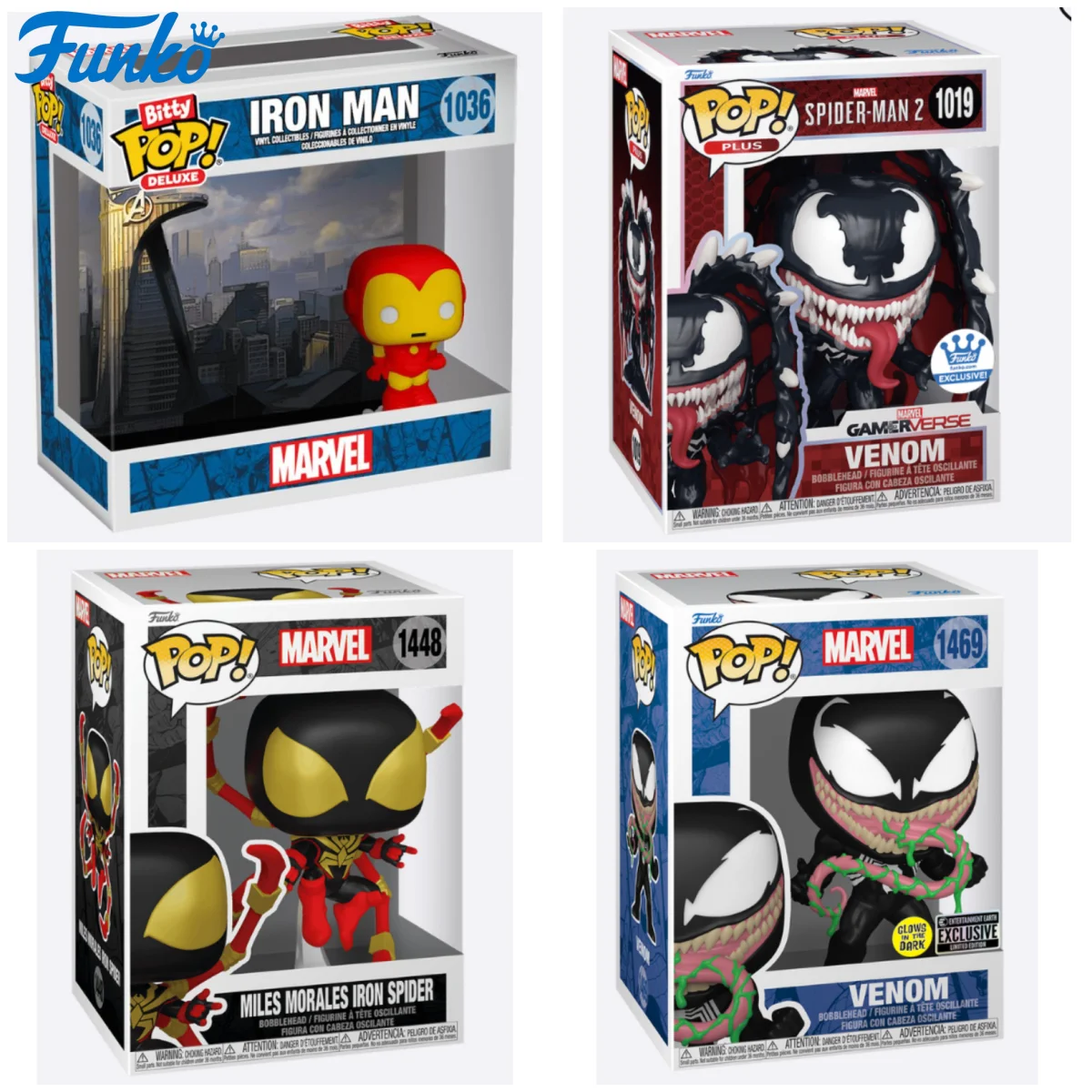 marvel-funko-pop-comics-super-heroes-venom-miles-is-iron-man-avengertower-）toys-for-boys-gift-collectible-model-ornaments