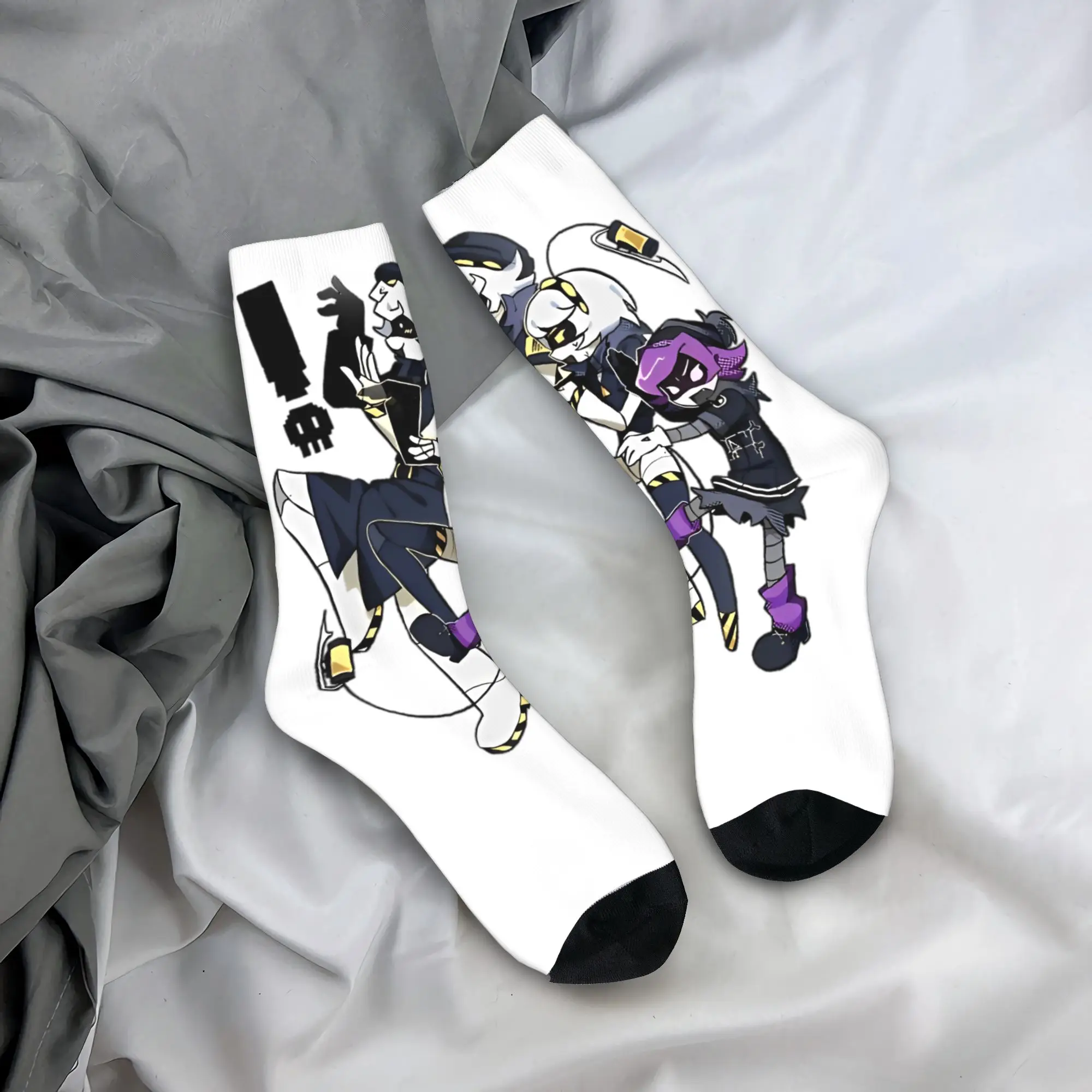 

Носки для пары Murder Drones, зимние элегантные мягкие дышащие носки, дизайнерские нескользящие носки для велоспорта