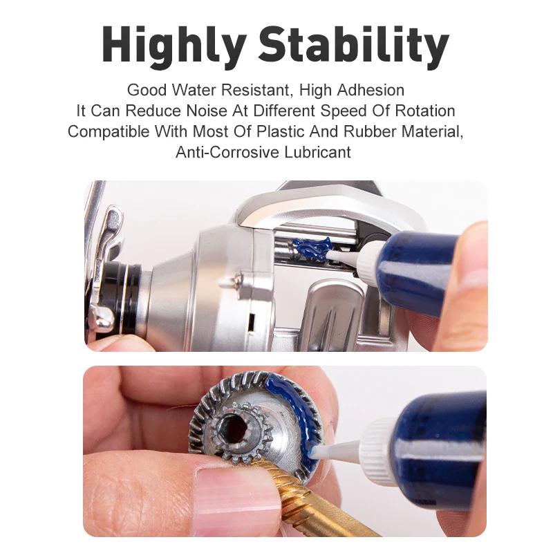 LEYDUN Fishing Reels Protective Grease Lubricant Oil Bearing Lubricant Casting Spinning Fishing Reel Maintenance Oil Tackle Tool image 6