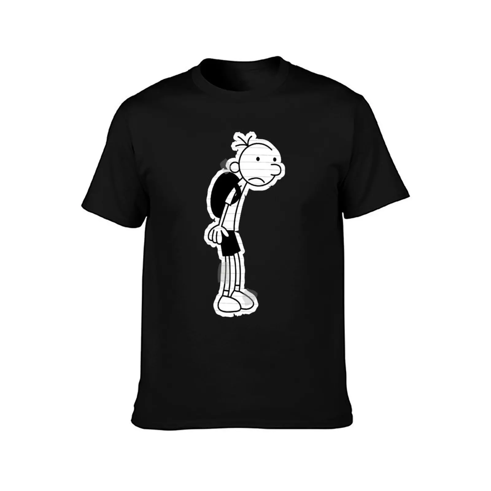 Greg Heffley - Diary Of A Wimpy Kid / Greg's Diary T-Shirt, Summer Casual Cotton Tee, Oversized Streetwear Tops, 100% Cotton