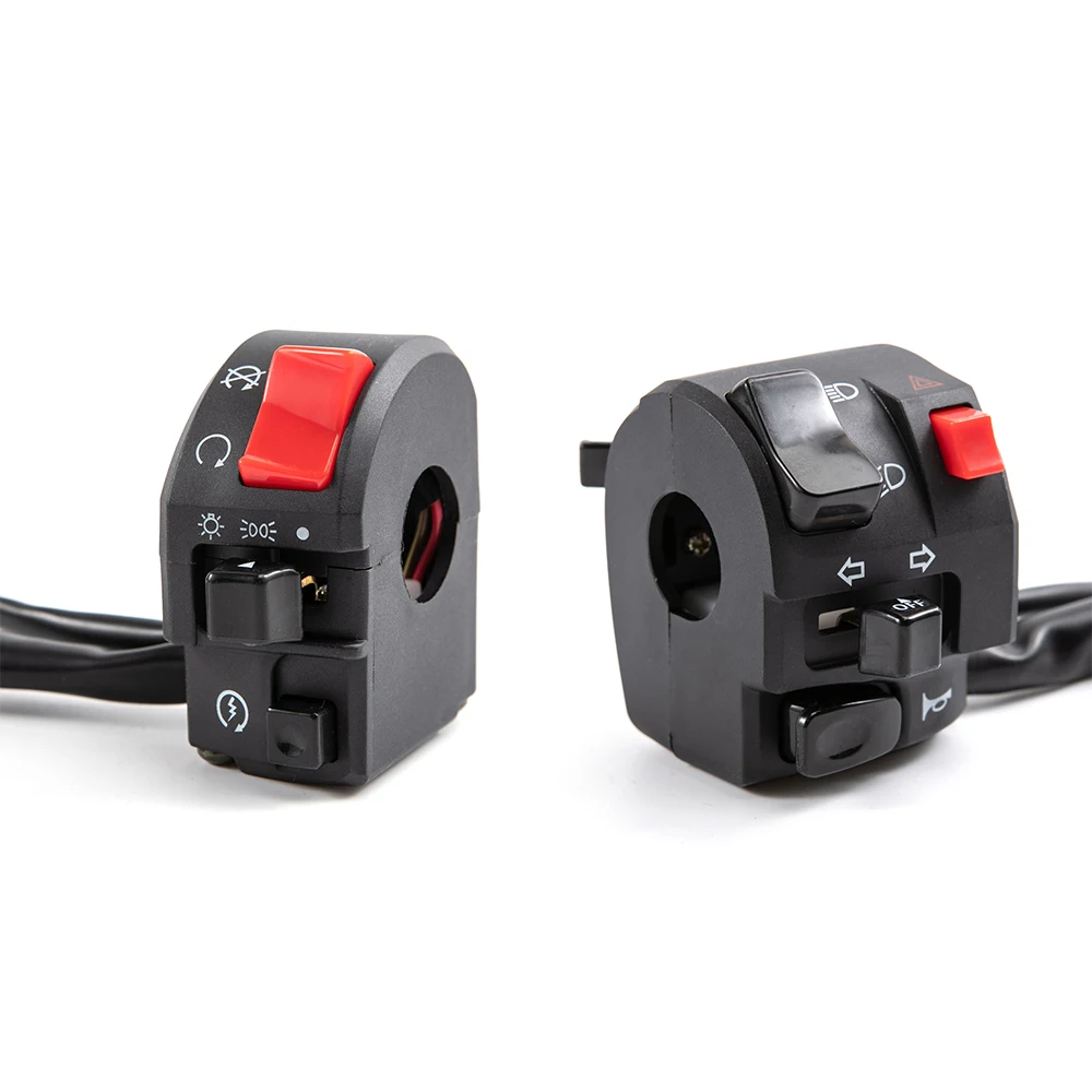 

2X Motorcycle Controller Switch for Handlebar Horn Button Turn Signal Fog Light For Kawasaki Ninja ZX6R ZX10R Suzuki GSXR600