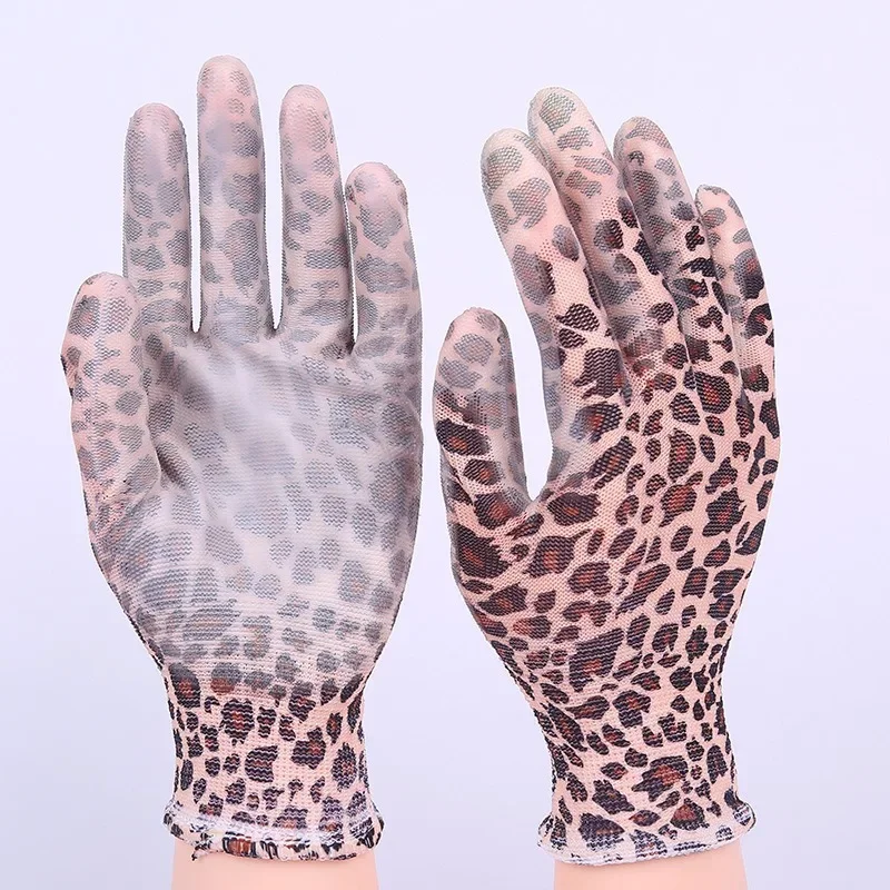 

Non-Slip Household Palm-Coated Floral Gloves for Planting and Yard Cleaning, 1 Pair Working Gloves