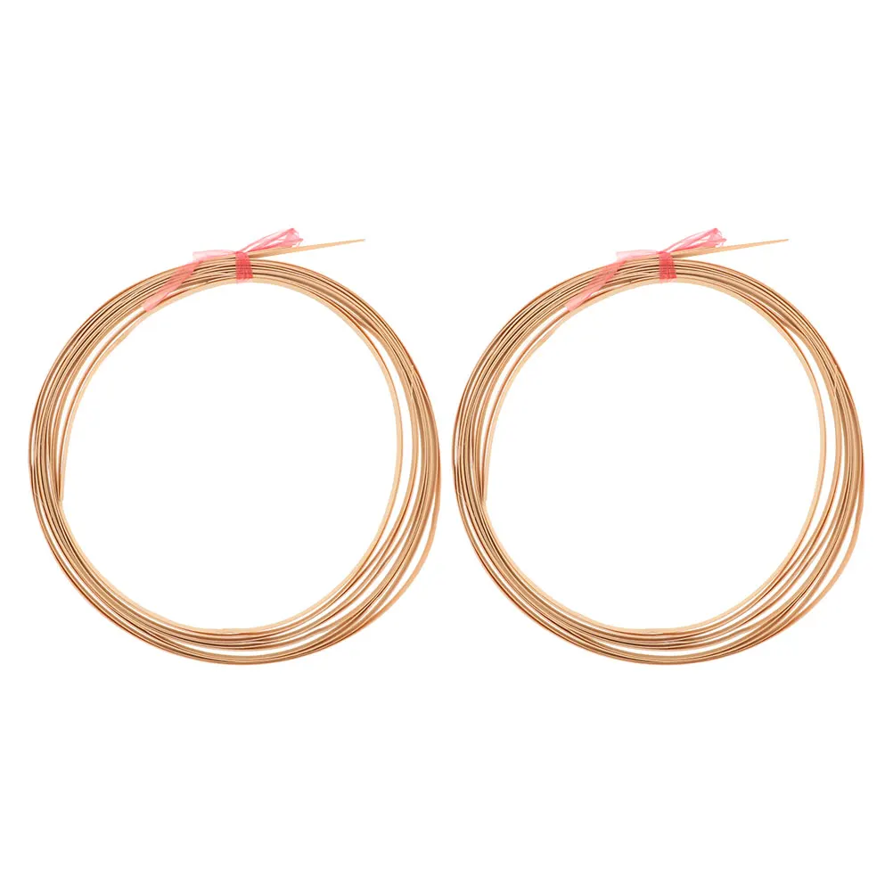 

2 Pcs Bamboo Weaving Materials 5m Length 1cm Width 1mm Thickness Handmade Rattan Wicker Repair Sticks Basket Making DIY Projects