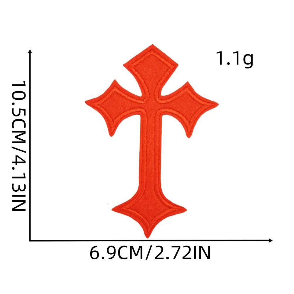 1 szt. Haftowane naszywki krzyżowe naprasowanki na ubrania motyw do szycia tkanin aplikacje paski DIY ubrania naklejki odznaka hurtownia