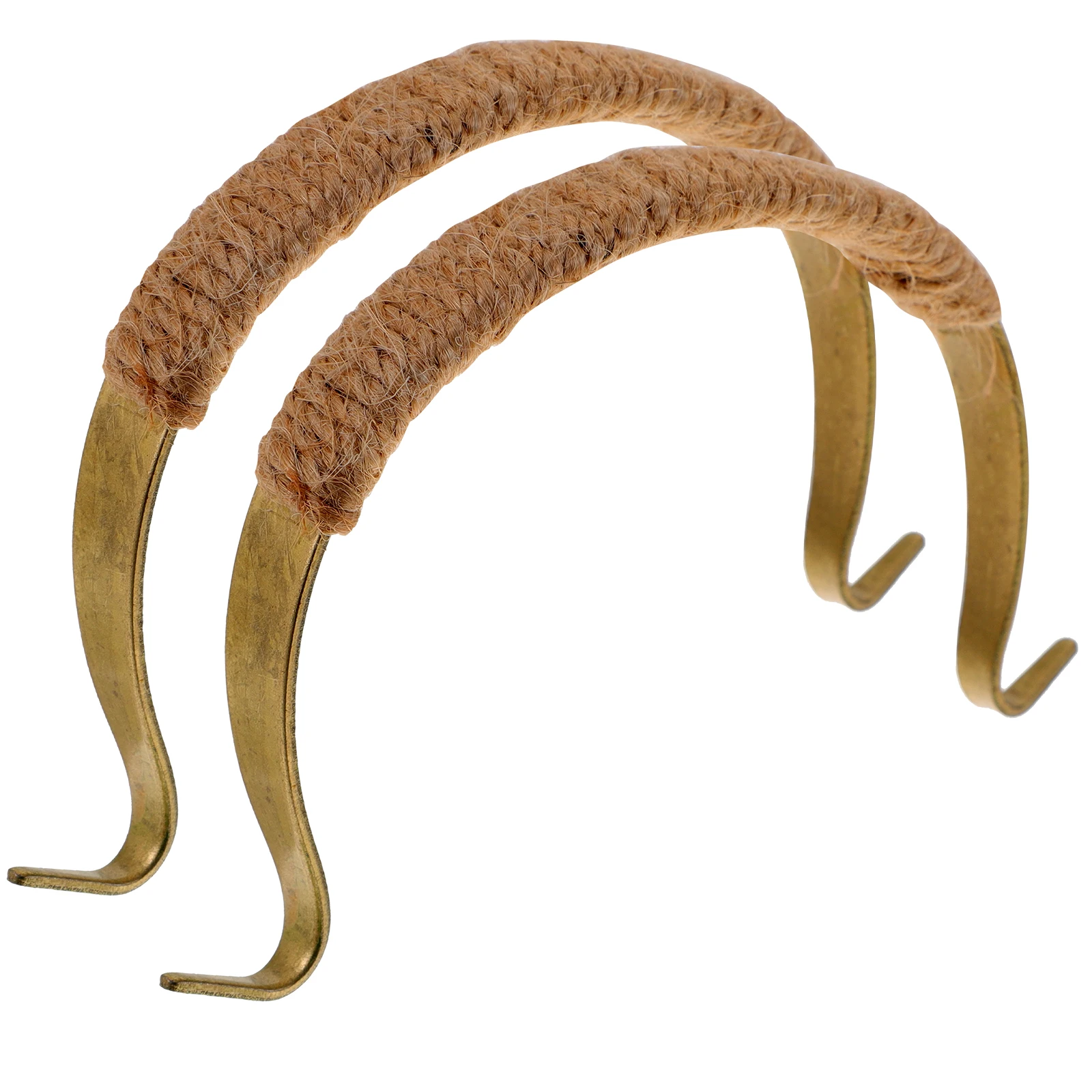 

2Pcs Teapot Handle Jute Rope Large 11 13cm Heat Resistant Ergonomic Kettle Grip Retro Wear Compact