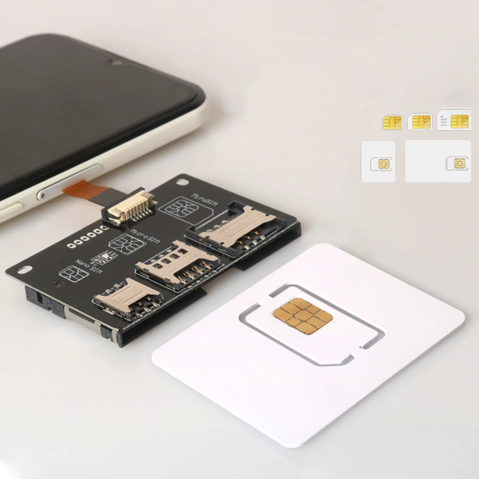 For Nano SIM Activation Tools Converter to Smartcard IC Card Extension for Micro & Nano SIM Card Adapter Kit