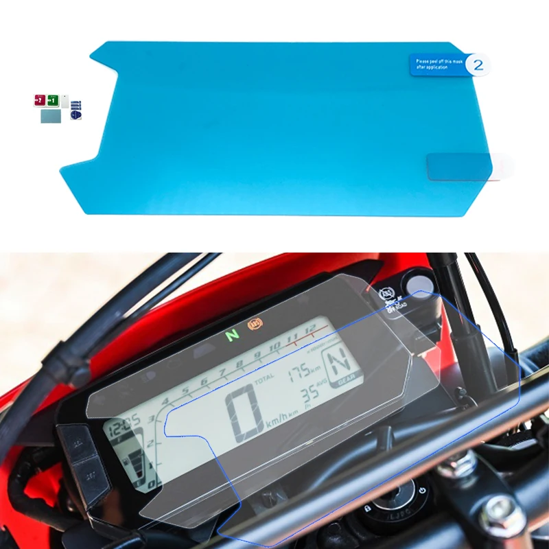 لهوندا CRF300L CRF 300L رالي MSX125 MSX 125 2021 2022 دراجة نارية العنقودية خدش طبقة حماية شاشة متر