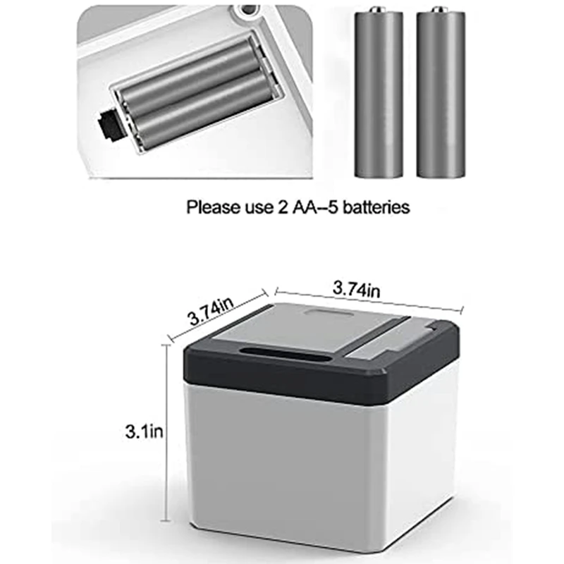 Intelligent Sensor Toothpick Box, Automatic -Up Electric Toothpick Holder, Toothpick Dispenser, Infrared Sensor Box