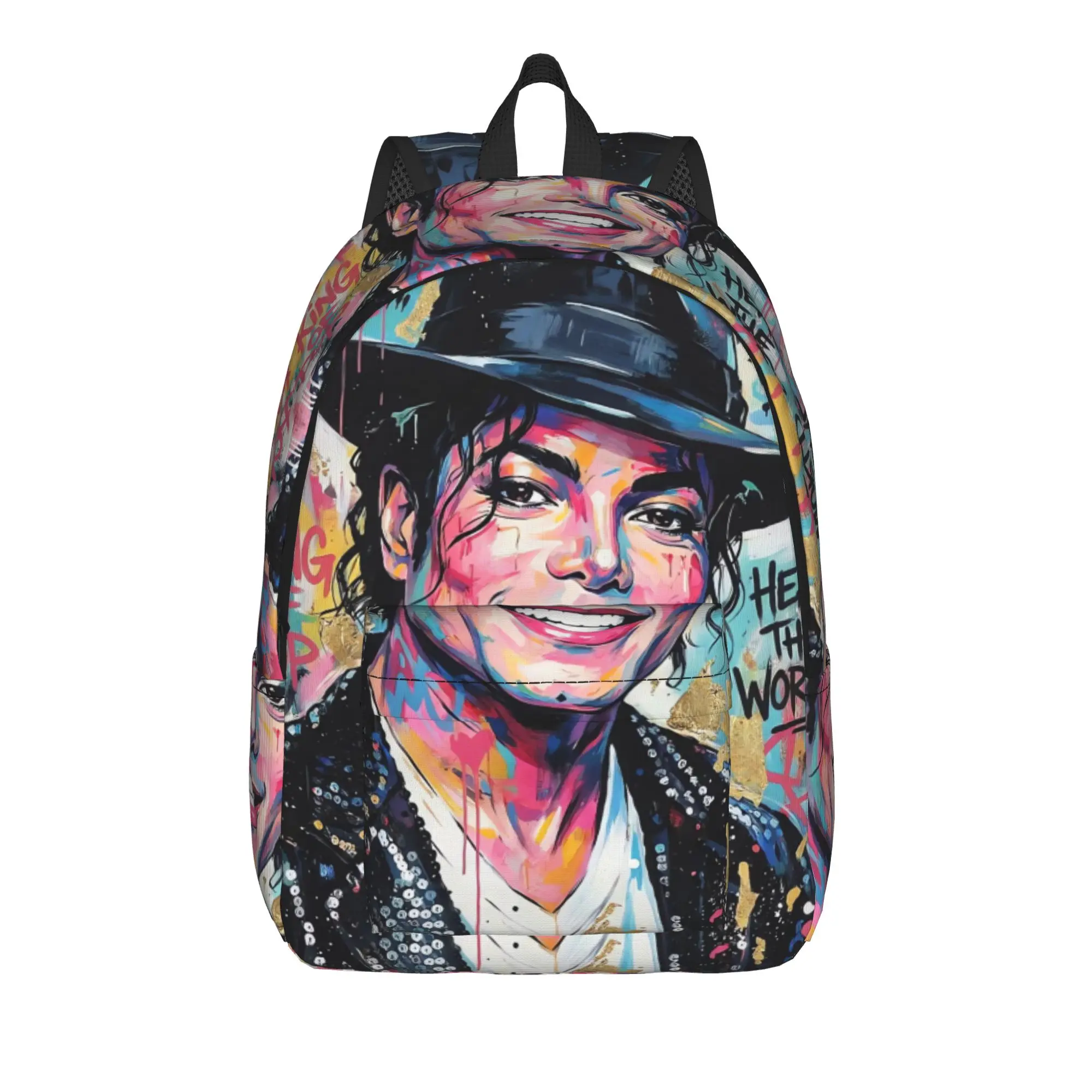 Michael Jacksons Musical Movie 2026 Backpack  Girl Polyester University Backpacks Lightweight Aesthetic School Bags Rucksack