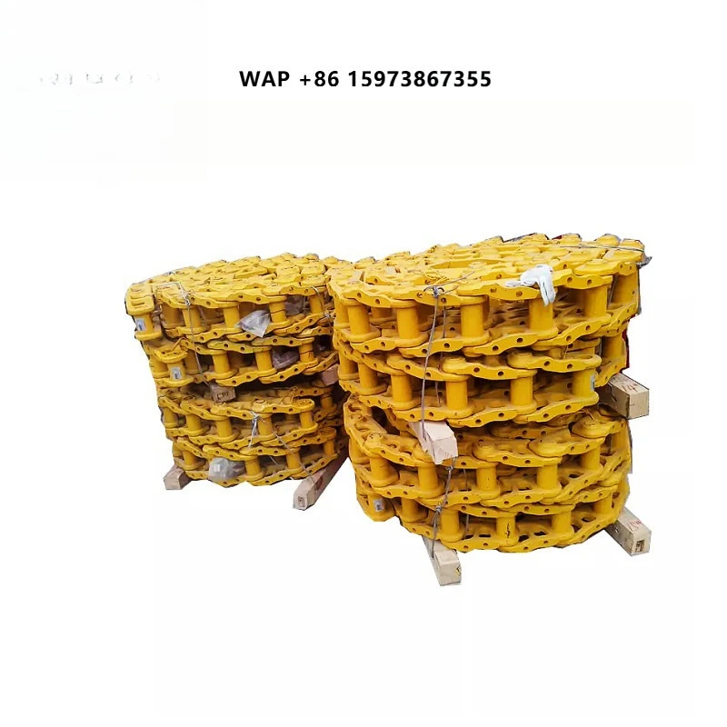 Excavator Undercarriage Spare Parts Track Chain Fit in D60 D65 D75 D80 D85 D120 D155 D375 Track Link for Komatsu CAT