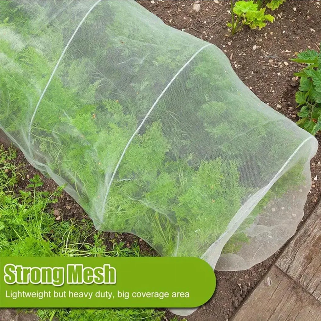 PE Encrypted Mesh Tear Resistant Corrosion Resistant UV Vegetable Pest And Plant Net W:3m H:5m