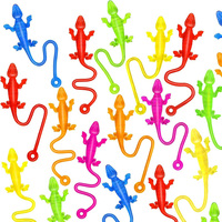 10/20/30Pcs Sticky Climbing Lizard Kids Birthday Party Favors Goodie Filler Pinata Toys School Prizes Halloween Christmas Gift