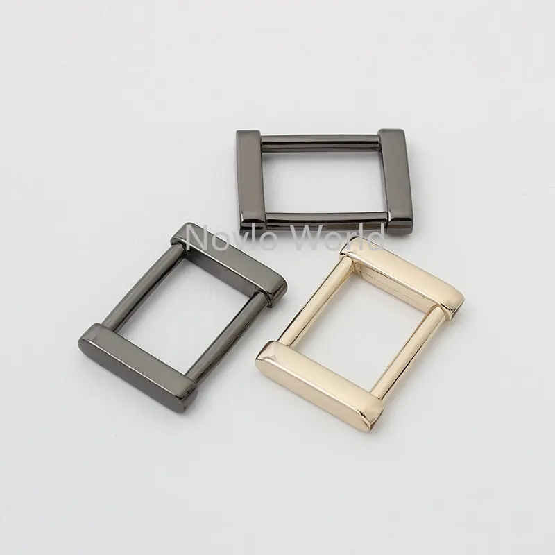 30-50PCS Metal Detachable Ring Buckles For Leather Craft Handbag Bags Straps Belt Loop Webbing Open Square Hanger Accessories