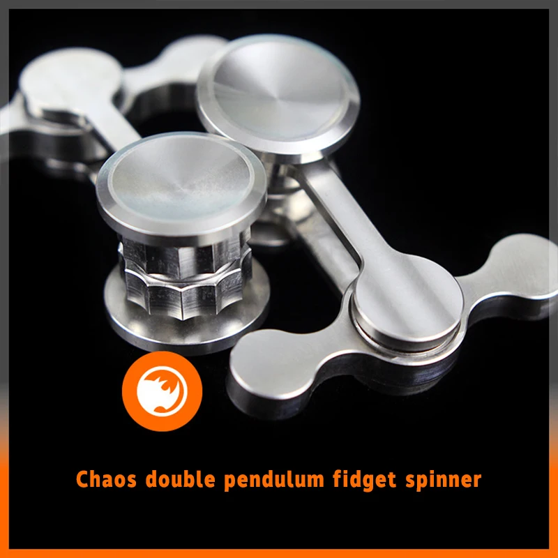 

Metal Chaos Double Pendulum Fidget Spinner Mini Exquisite Stress Reliever Toys Decompression Artifact Fidget Toys For Kids Gift