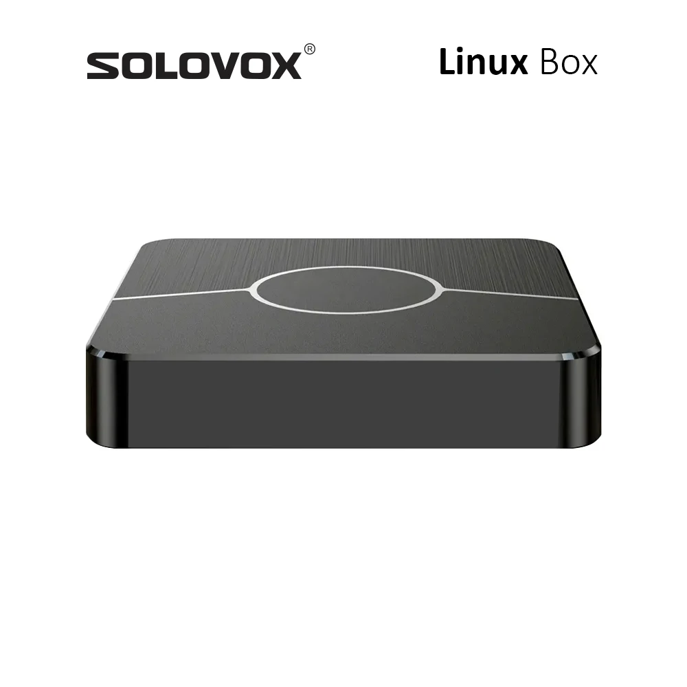 SOLOVOX TOA OTT الأوسط Linux4.9 صندوق التلفزيون الذكي رباعي النواة 5G WiFi BT5 Stalkermac مشغل الوسائط 4K LINUX STB البث المباشر