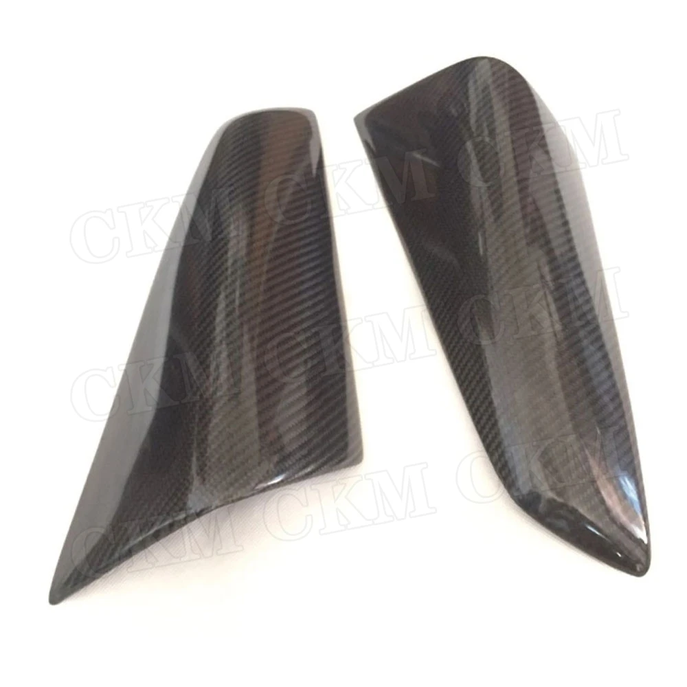 

CKMUUER For Benz G Class W463 G63 G65 G500 G55 1990-2018 Carbon Fiber FRP Bumper 2 PCS Front Lamp Eyebrows Eyelid Cover Trims
