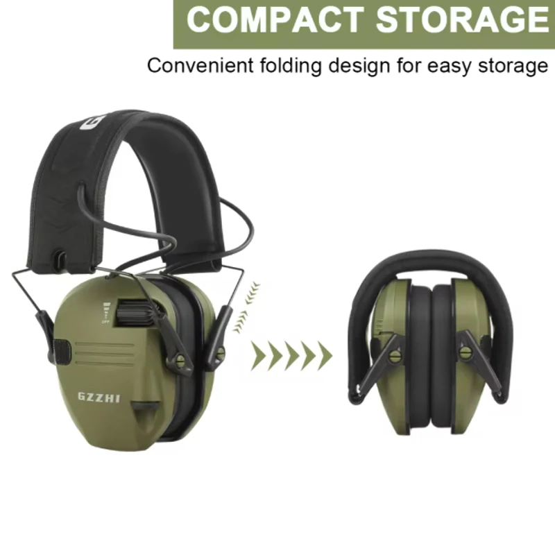 Electronic hearing protection earmuffs Noise-cancelling New earmuffs Active shooting Earphones Active hunting earphones