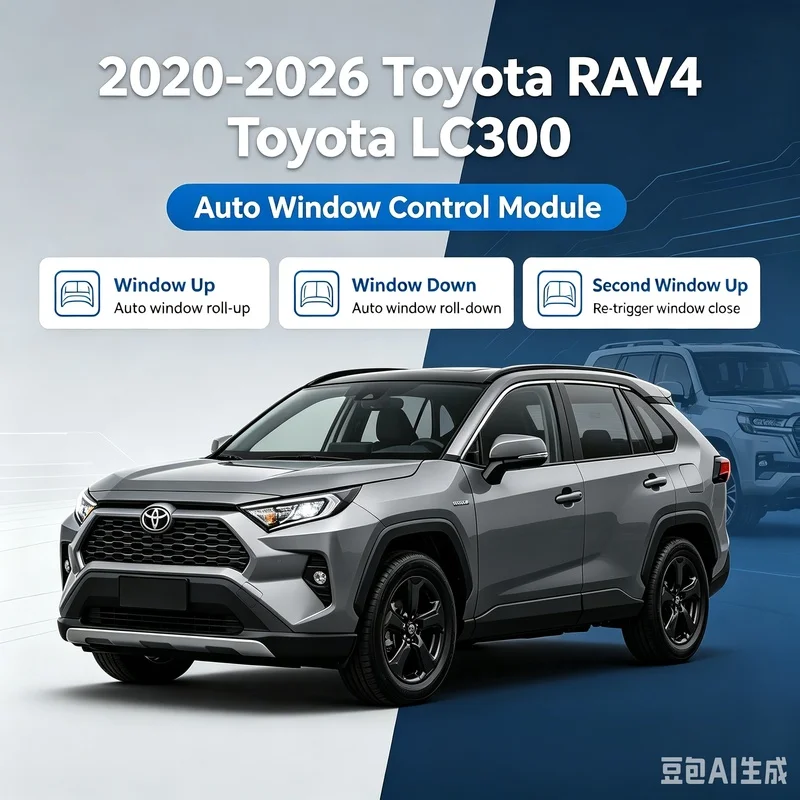 for Toyota RAV4 & Land Cruiser LC300, Car Modification Accessories AUTO Window Closer & Power Window Lifter