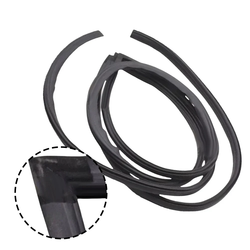 

For Damaged Moulding Repair Black Rear Upper Seal Upper Moulding Strip Precise Cut Design Weather Resistant Seal