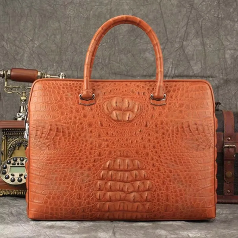 ourui bag men business men briefcase  female crocodile bag Package male men handbag