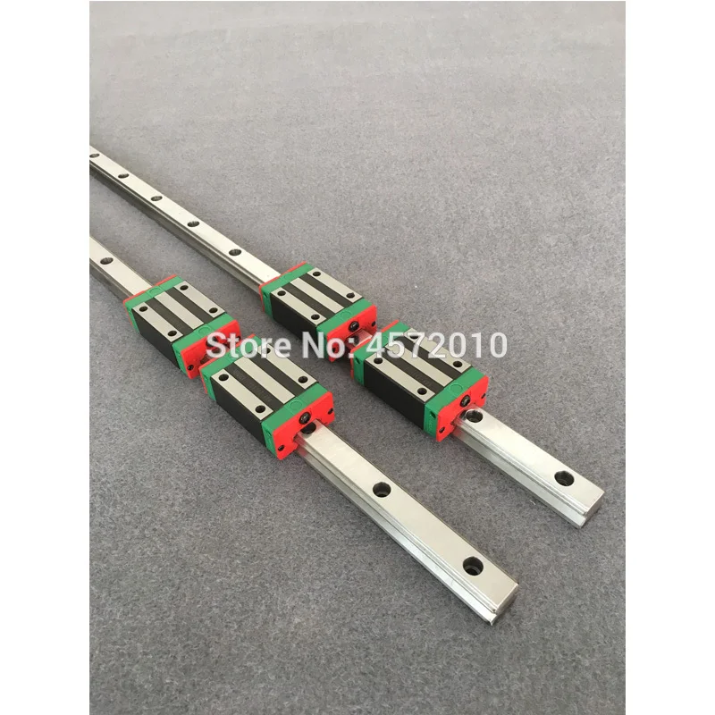 EU RU 6pcs Square Linear Guide Sets HGR20-400/700/1000mm 3pc Ballscrew SFU1605 - 400/700/1000mm BK/BF Coupling CNC Parts