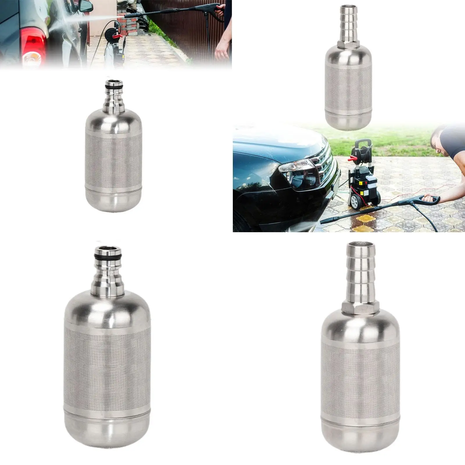

Inlet Filter Screen, High Performance, Garden Hose Inlet Filter for Snow Foam Cannon, Car Cleaning Foam Lance