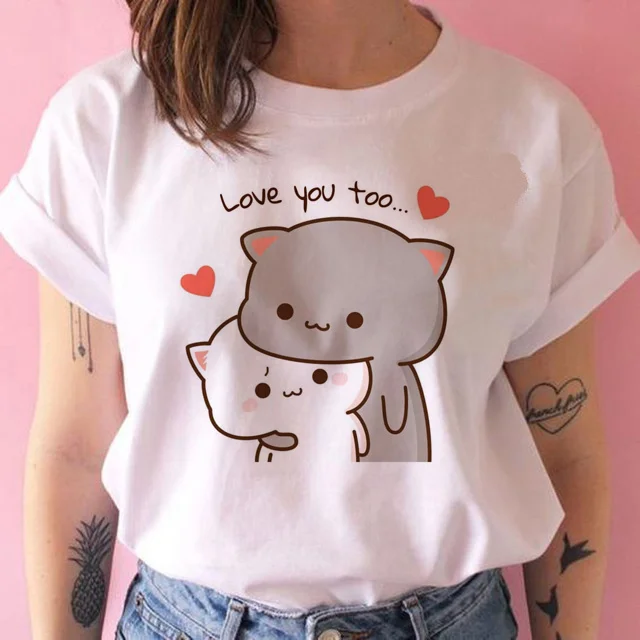 Bubu Dudu Tee women Y2K tshirt female streetwear funny designer clothing