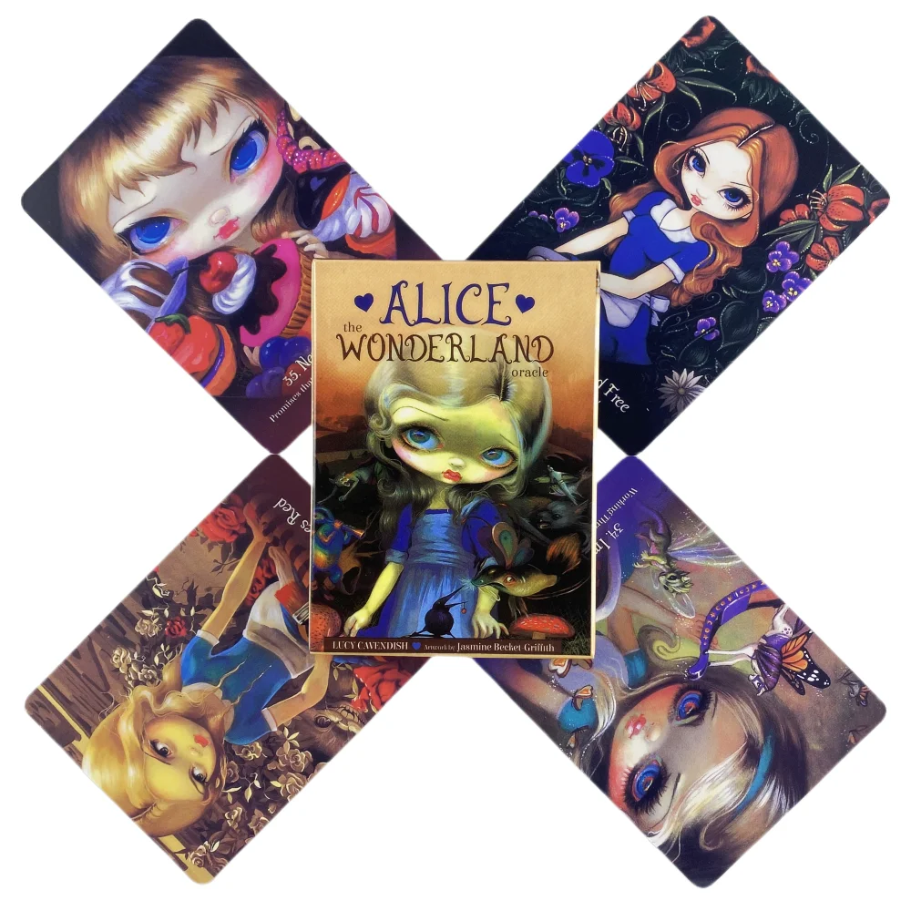 Alice The Wonderland Oracle Cards Divination Fortune Telling Tarot Training Deck Entertainment Board Game Party Edition