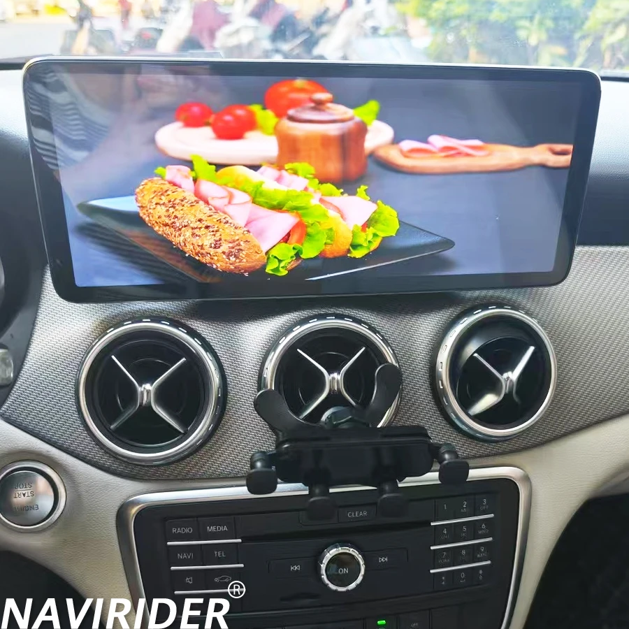 12.8Inch Screen For Benz Series A200 A220 A250 A45 W176 2017 2400x960P Android Car Multimedia Video Player Stereo GPS CarPlay