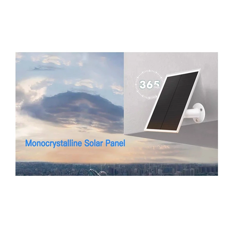 

N35R_6W 5V USB-зарядная плата для видеонаблюдения с солнечной головкой, белый-B_1