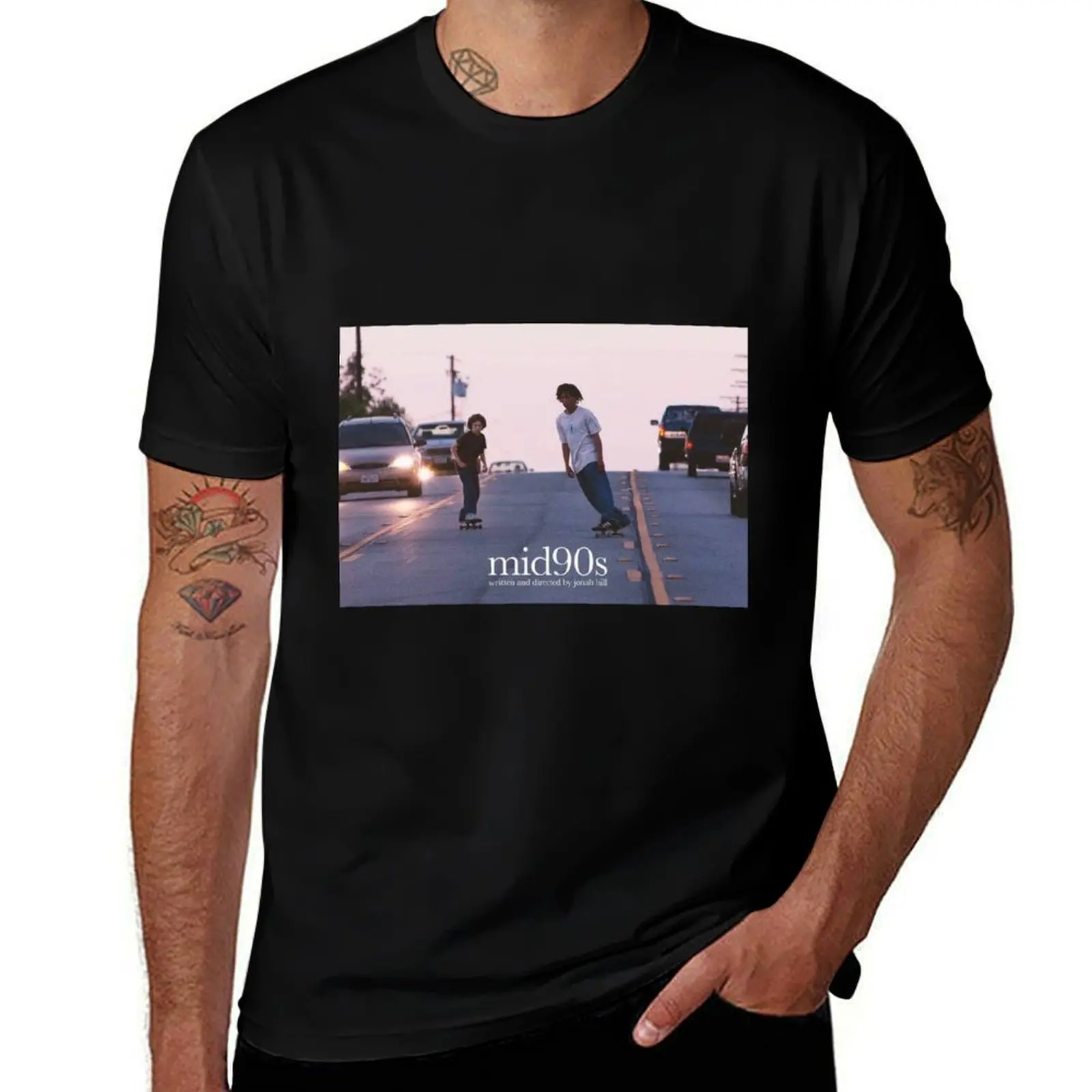 mid90s aesthetic poster T-Shirt Soft Stretch Short Sleeve Top T-Shirt