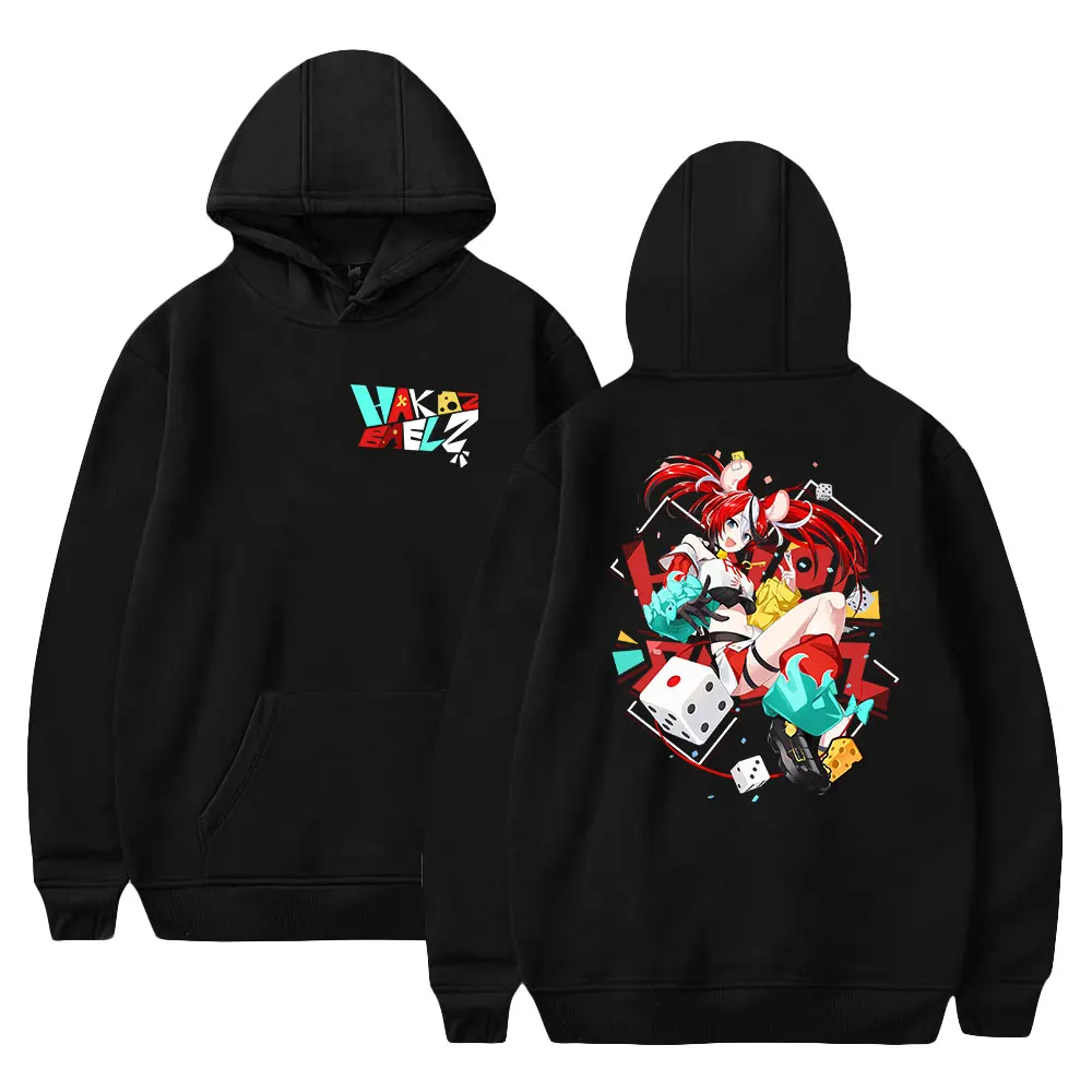 

Anime Hakos Baelz VTuber Hoodie Long Sleeve Women Men Sweatshirt Harajuku Streetwear New Japan Manga Unisex Clothes