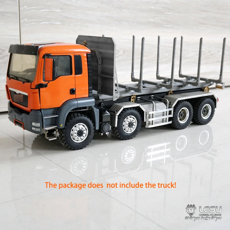 Metal Trailer Luggage Carrier for LESU 1/14 Hooklift Tipper MAN 8*8 RC Hydraulic Dumper Truck Remote Control Toys Th13438-SMT3