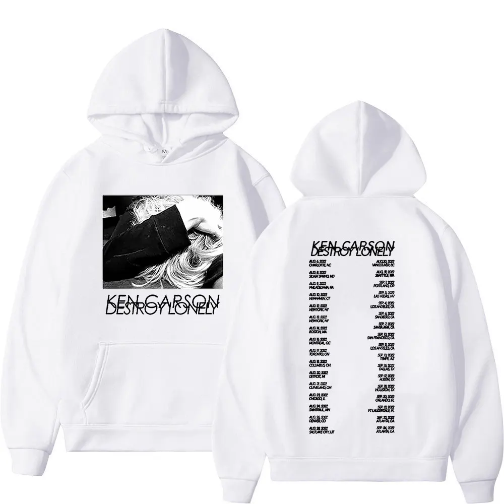 Rapper Ken Carson Destroy Lonely Hoodies Men's Women Clothing Fashion Hooded Sweatshirts Casual Oversized Long Sleeve Pullovers