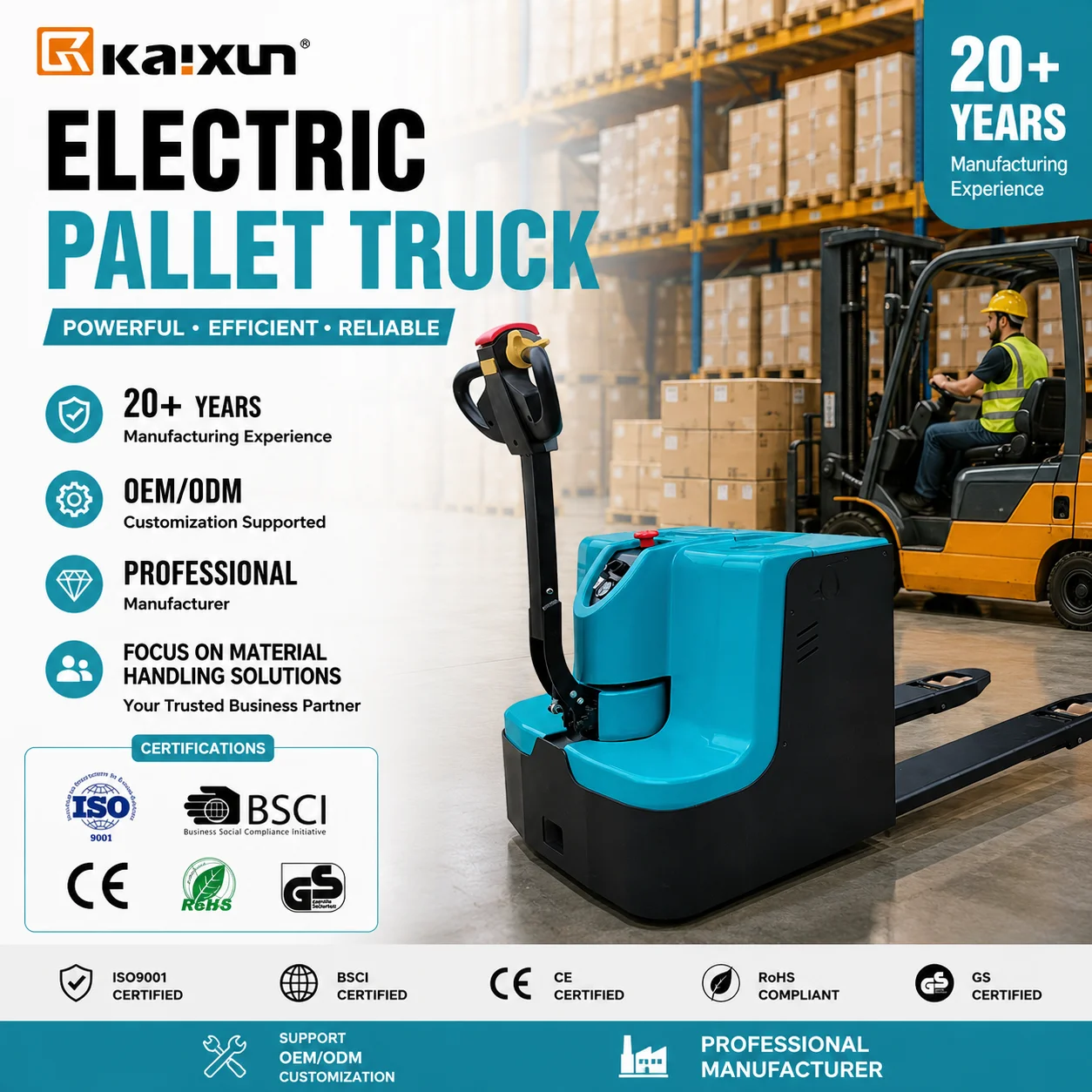 Self-loading Electric Reach Jack Forklift Transpalet Pallet Truck Trolley