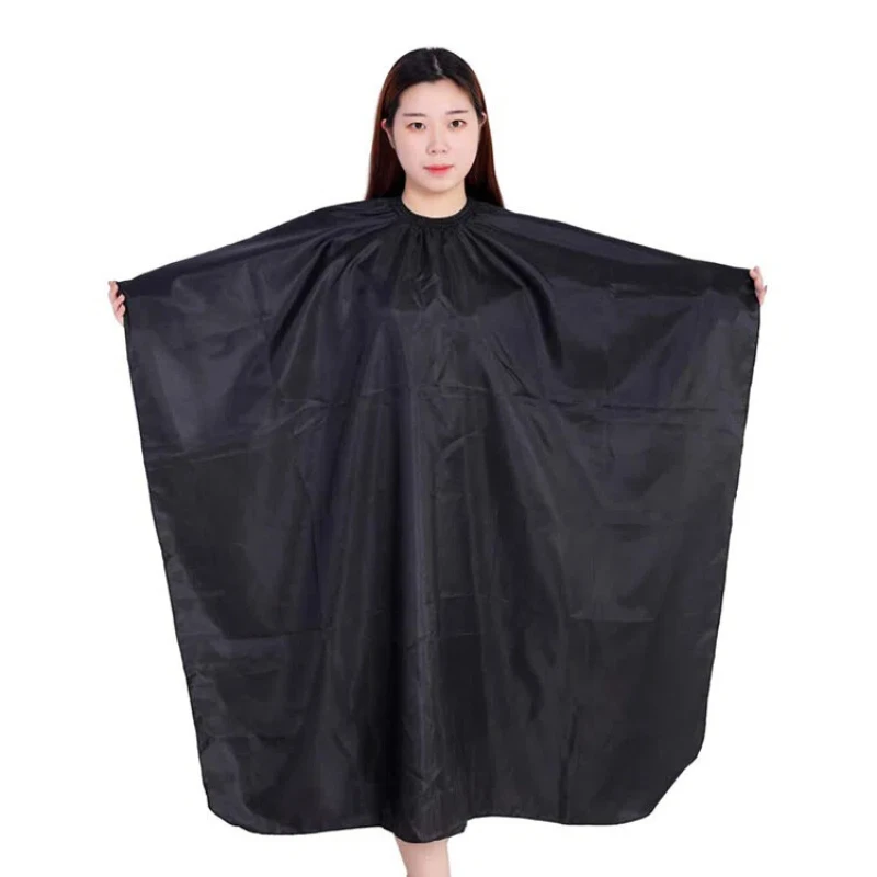 

Черное водонепроницаемое парикмахерское пальто, ткань для стрижки для парикмахерских, стилистов, профессиональная накидка для парикмахерских