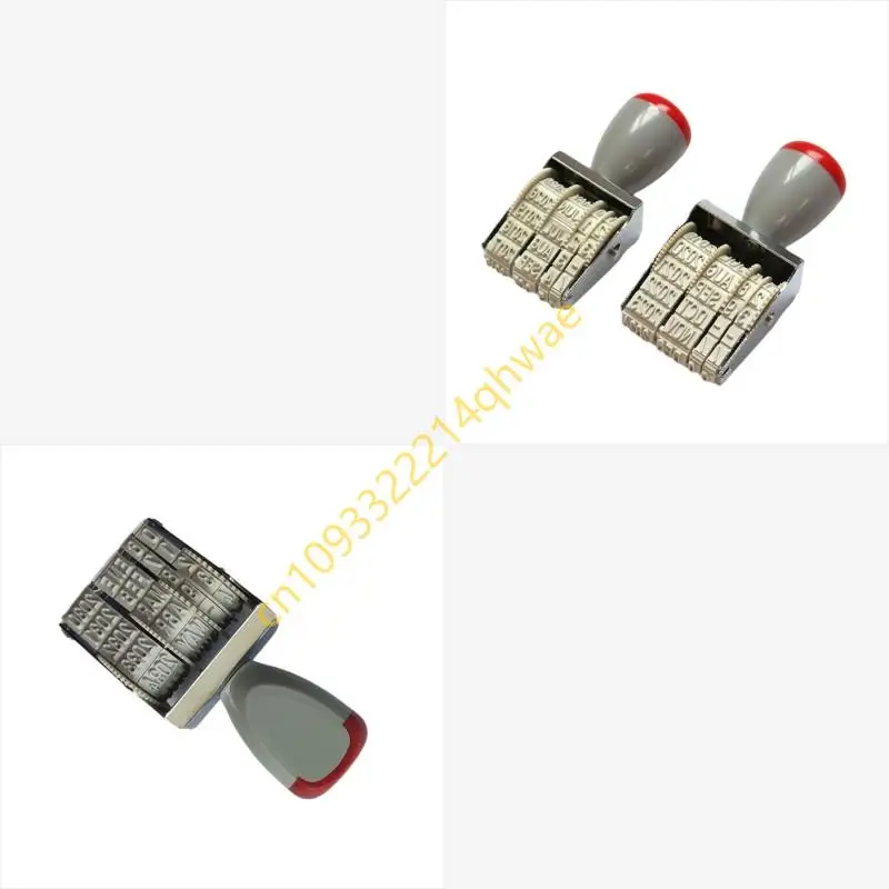 

Inking Date Stamp Numbering Stamp Office Stamp Multifunctional Number Stamp English/Spanish/French Dater Stamp