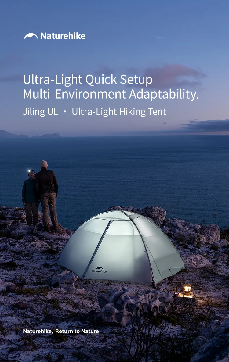 Naturehike 2026 Neues Ultraleichtes Wasserdichtes Atmungsaktives Zwei-Personen-Wanderzelt Outdoor Sechs-Fenster-Campingzelt mit Schnellaufbau – Detail 1