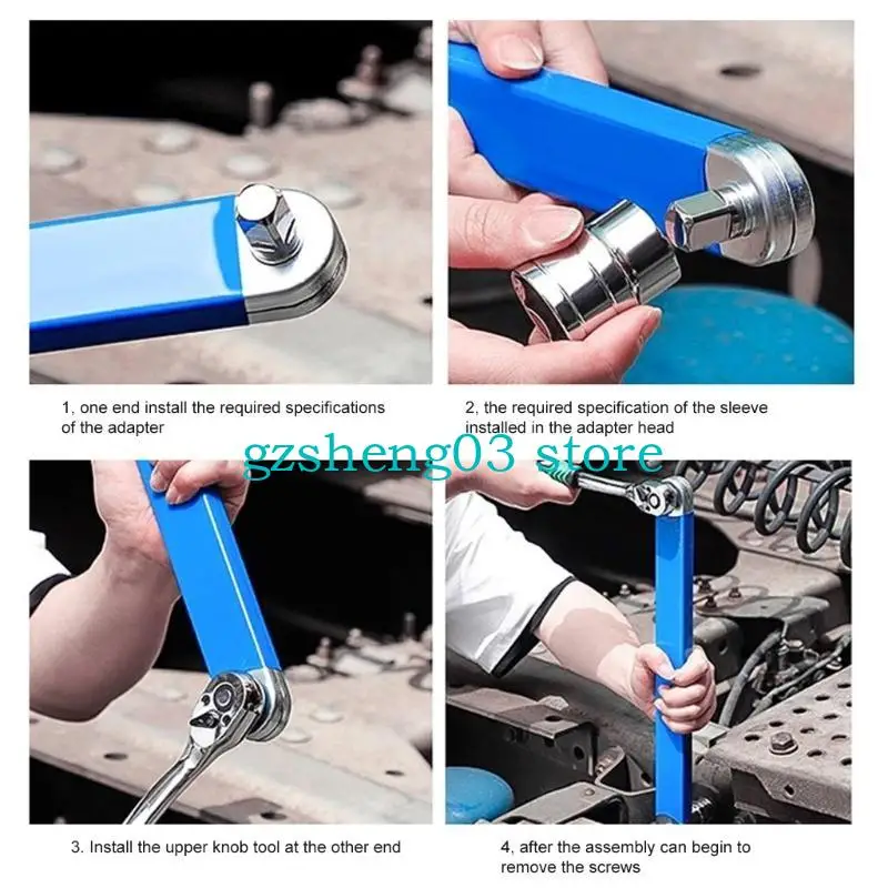 U75C Multipurpose Socket Adapter Builts to with Stand Ush and Corrosion 3/8 to 3/8