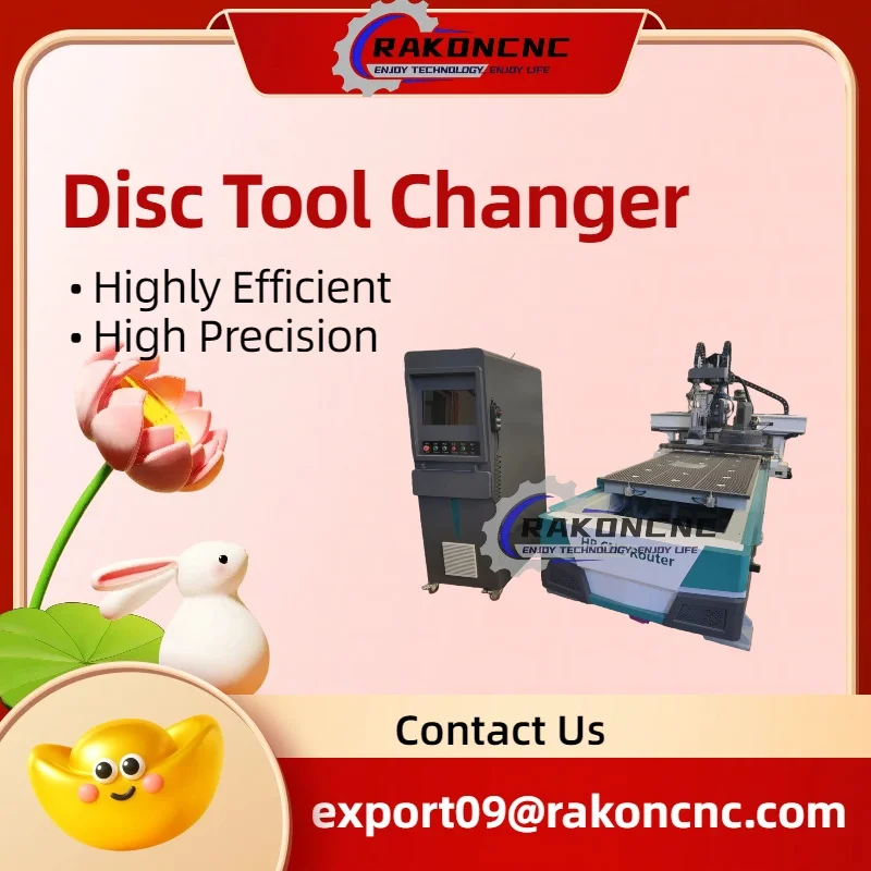 Disc ATC Cnc Router Engraving Machine станок with 9.0kw Spindle CNC Router Machine for Wood Furniture Makingoberfräse holz