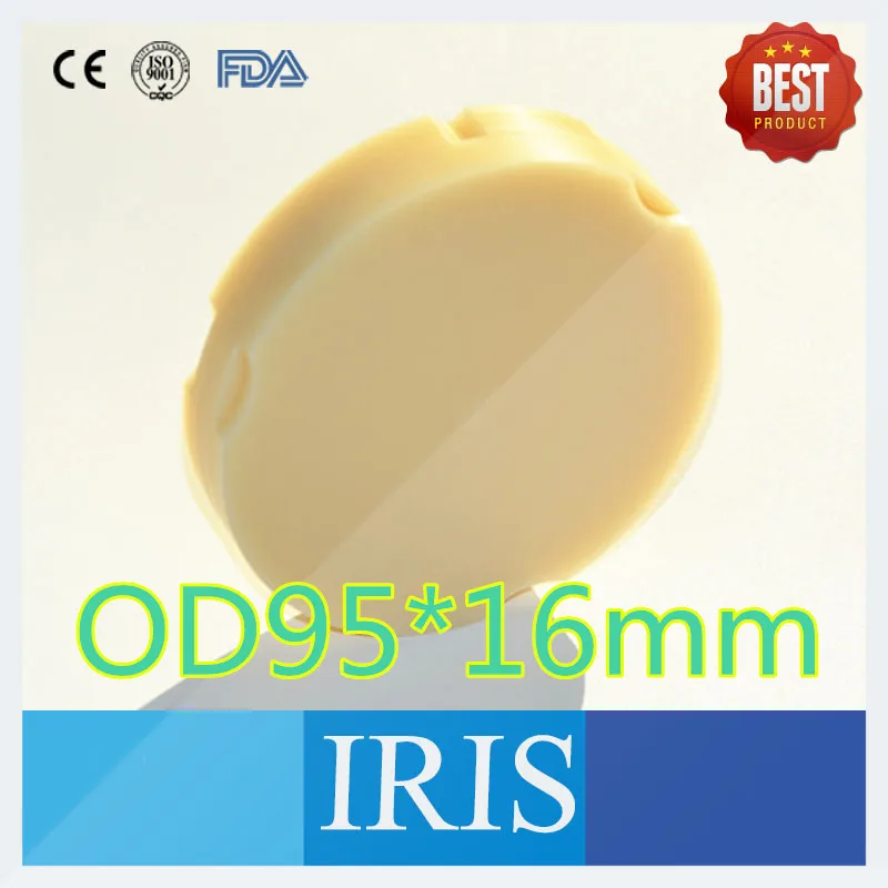 

12pcs OD95*14mm OD95*16mm Dental PMMA Disc ZirkonZahn Milling System Denture PMMA Blocks For Temperary Crown